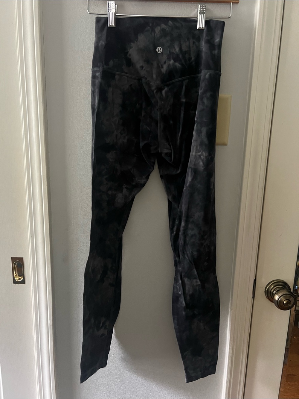 lululemon athletica Kids' Black Tie-Dye High-Waist Leggings